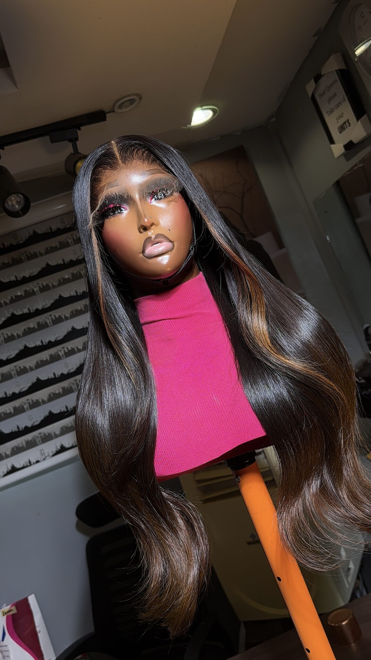 Babythin Straight Unit– 20” with 6x6 HD Closure (Custom colored) Luxury Strands - Image 11