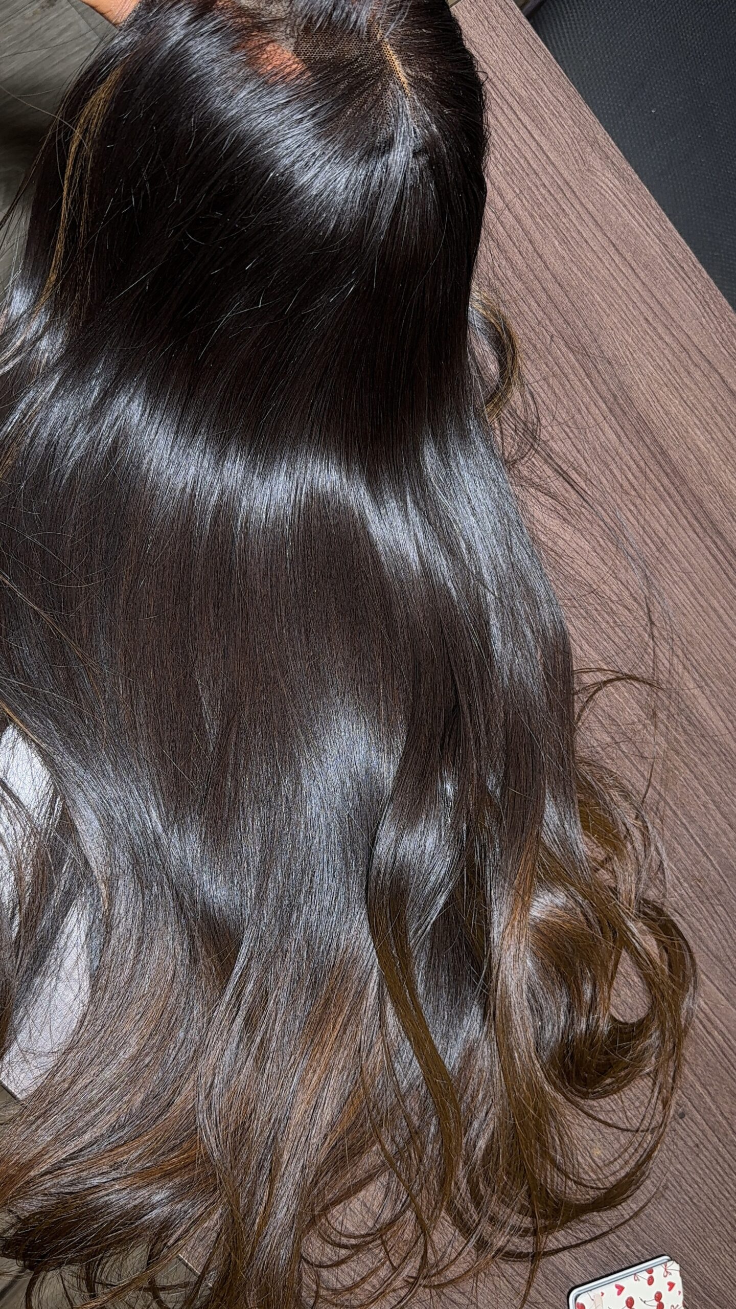 Babythin Straight Unit– 20” with 6x6 HD Closure (Custom colored) Luxury Strands - Image 16