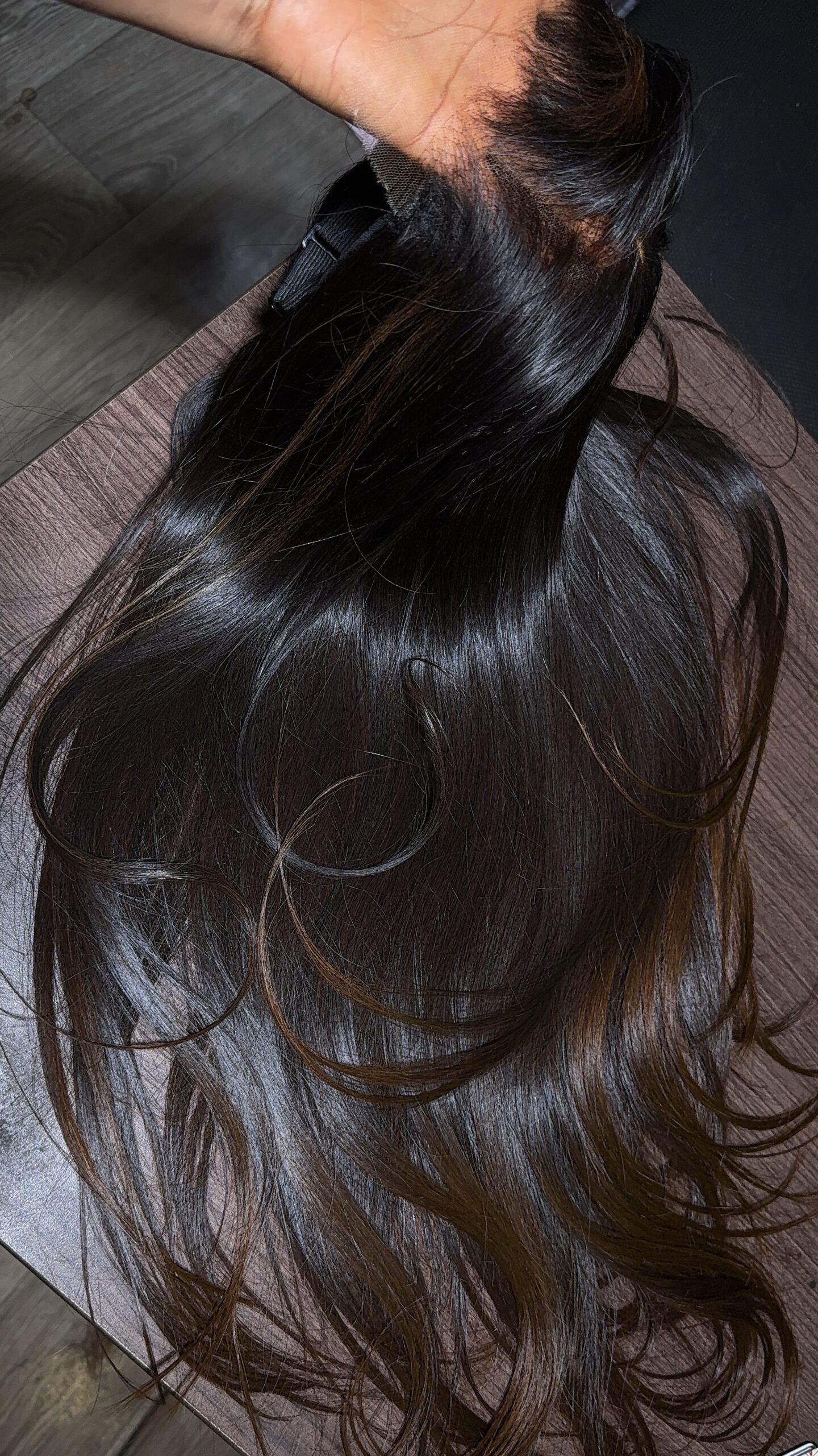 Babythin Straight Unit– 20” with 6x6 HD Closure (Custom colored) Luxury Strands - Image 14