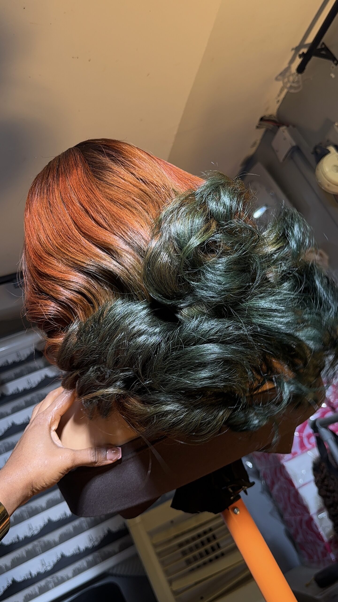 Virgin Bounce HD Frontal Wig – 14” Custom-Colored Chic Edition - Image 5
