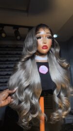 Raw Wavy Wig – 26” | Blonde Custom Colored | 400g | 13*6 HD Frontal - Image 11
