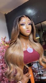 Babythin Straight/Wavy Unit– 20” with 5*5HD Closure (Custom colored) Luxury Strands - Image 7