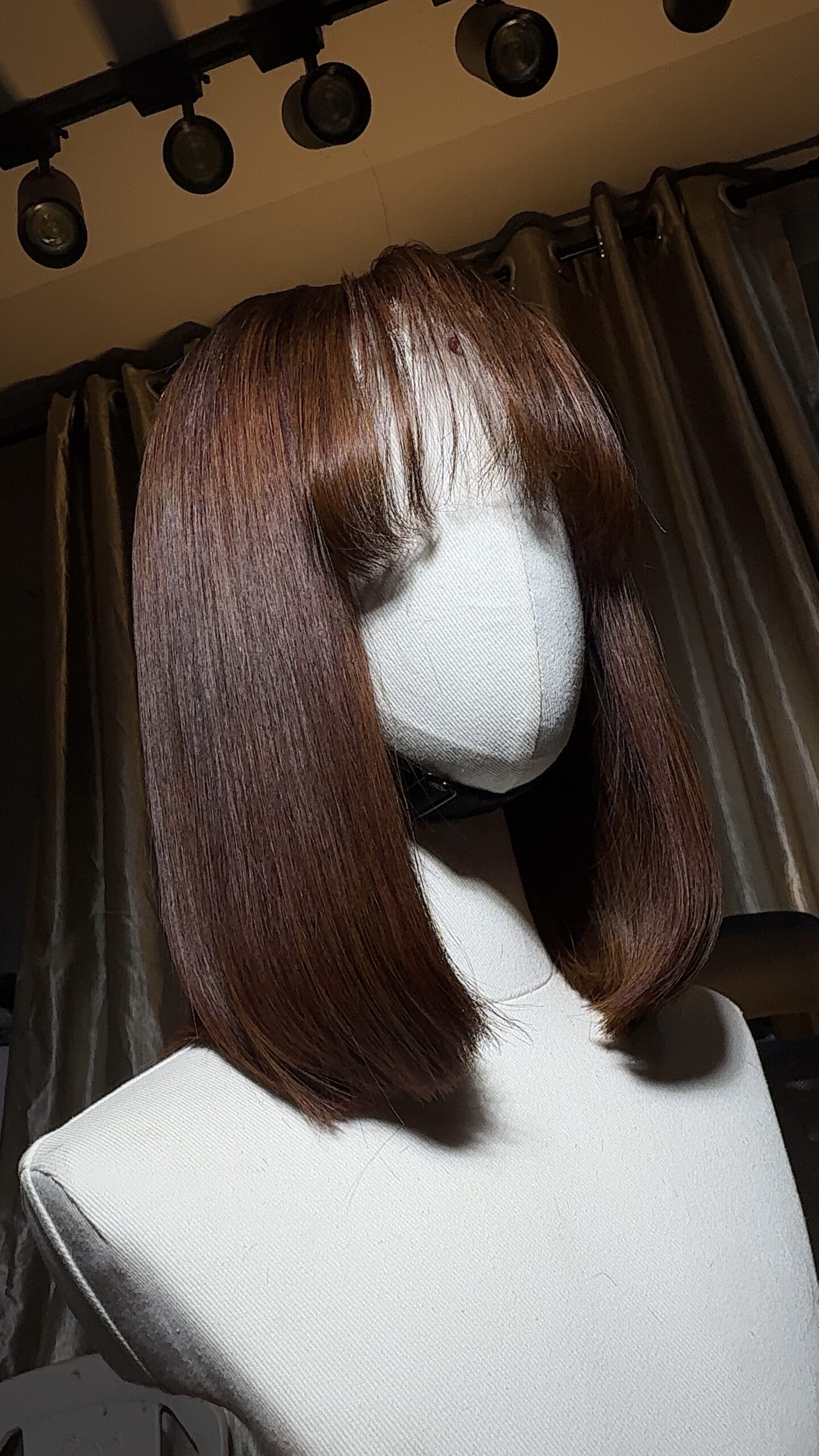 Brown Virgin Straight Wig in 12" and 18"” | 200g | 2*6 Closure - Image 10