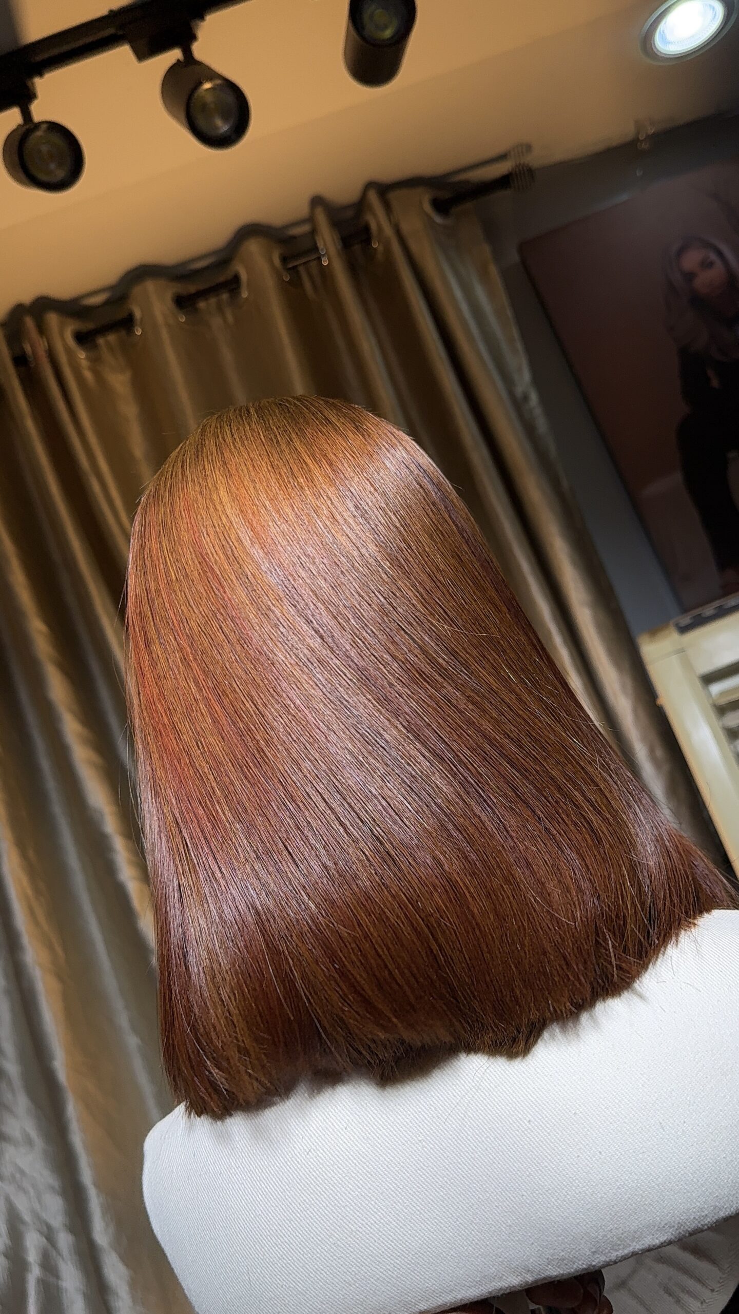 Brown Virgin Straight Wig in 12" and 18"” | 200g | 2*6 Closure - Image 7