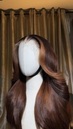Virgin bounce Unit– 26" | Custom Colored | 400g | 13*6 HD frontal - Image 3