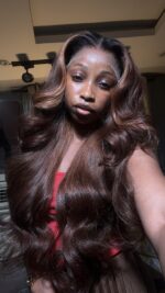 Virgin bounce Unit– 26" | Custom Colored | 400g | 13*6 HD frontal - Image 5
