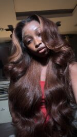 Virgin bounce Unit– 26" | Custom Colored | 400g | 13*6 HD frontal - Image 6