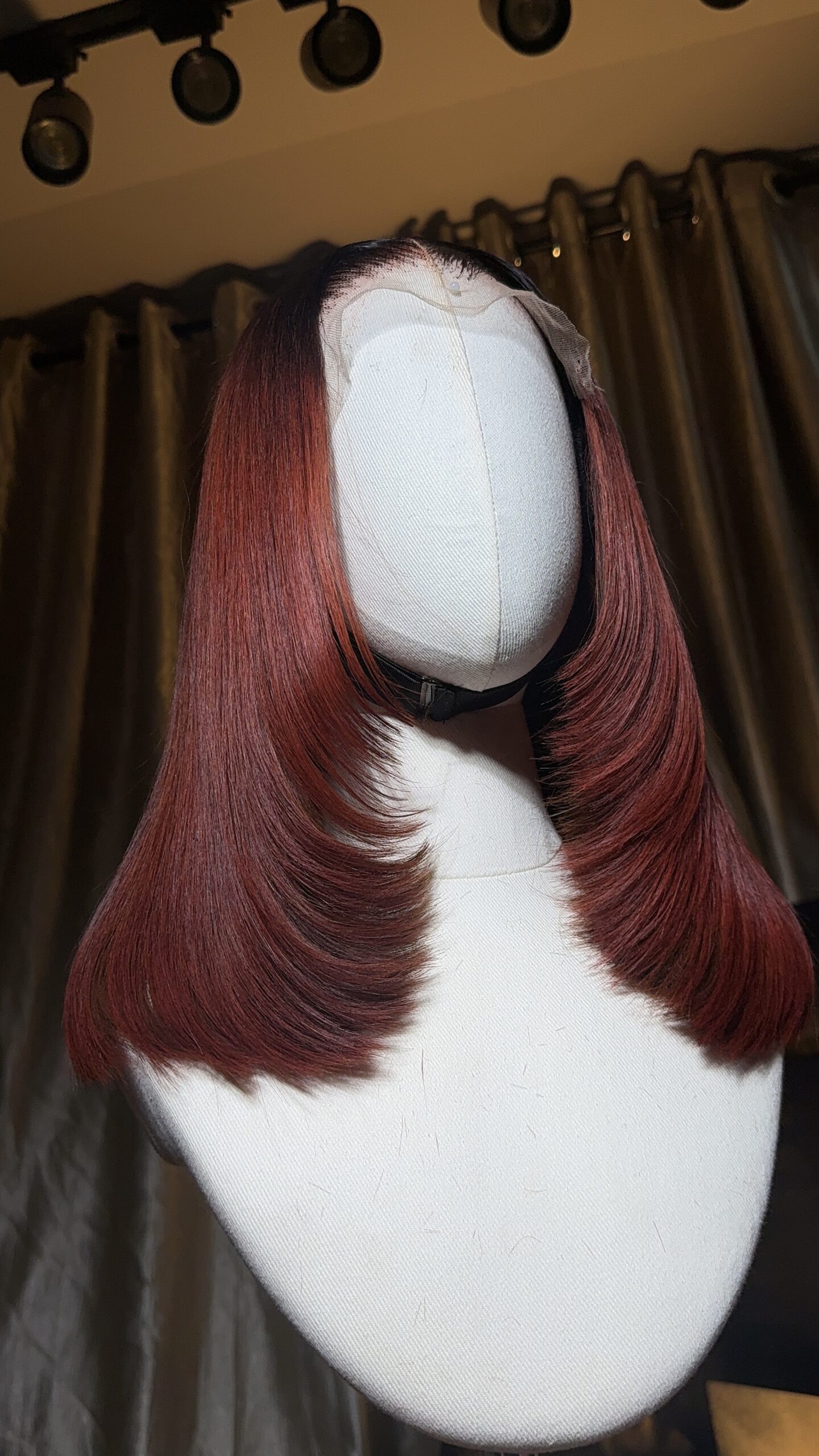 Virgin Straight Unit– 14” | Black /Custom Colored | 250g | 5×5 Closure - Image 12