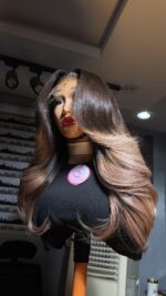 Donor Wavy Layered Units– 18” | 300g | 5×5 Closure( Custom colors) - Image 12