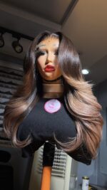 Donor Wavy Layered Units– 18” | 300g | 5×5 Closure( Custom colors) - Image 11