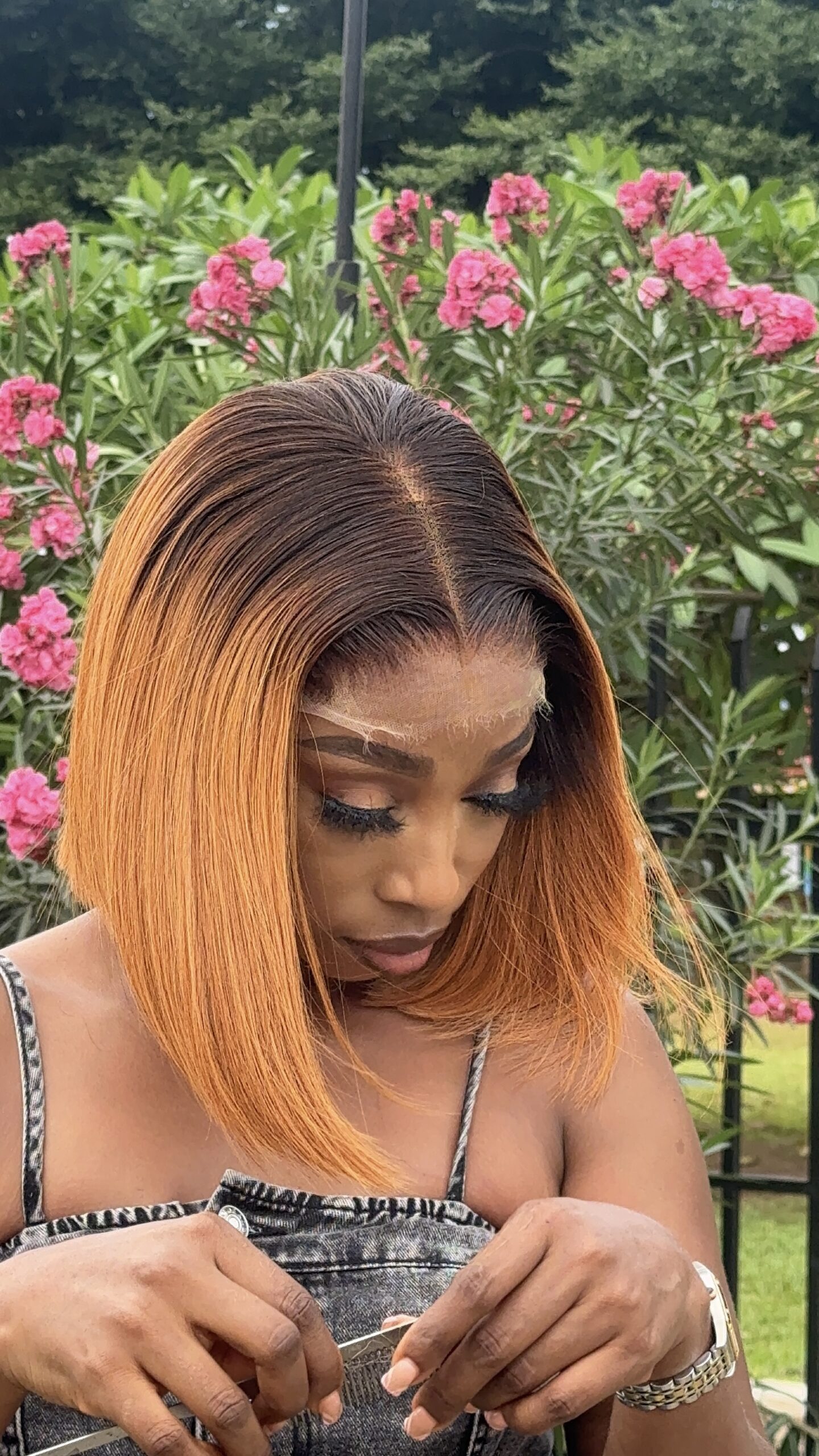 Virgin Straight Wig – |5*5 HD Closure |Custom colors - Image 5