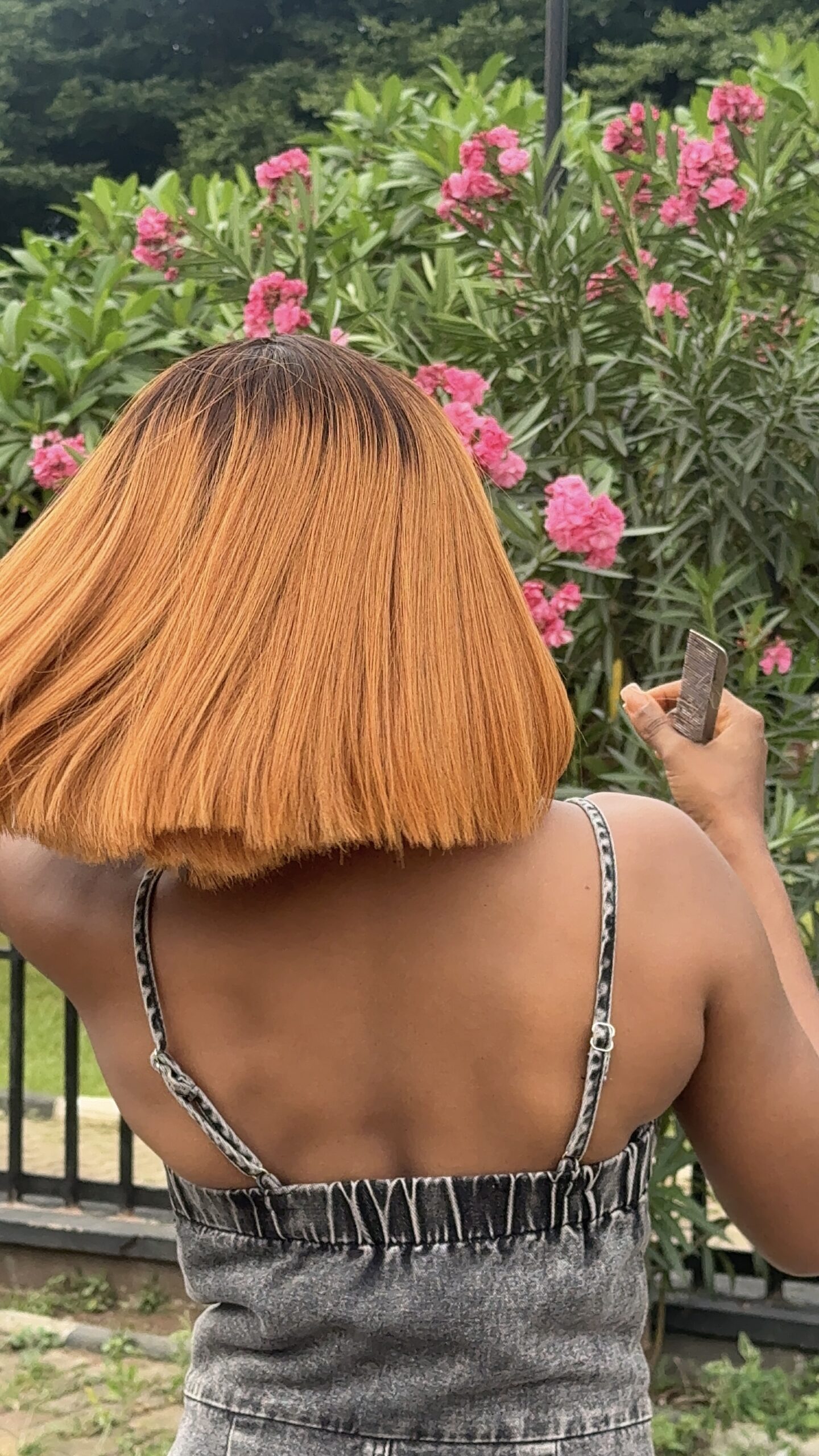 Virgin Straight Wig – |5*5 HD Closure |Custom colors - Image 6