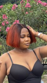 Virgin Straight Wig – |5*5 HD Closure |Custom colors - Image 2