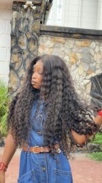 Melly Raw Curls – 28” | 400g | 13×6 HD Frontal - Image 3