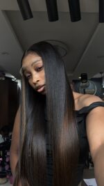 Babythin Straight Unit– 20” with 6x6 HD Closure (Custom colored) Luxury Strands - Image 3