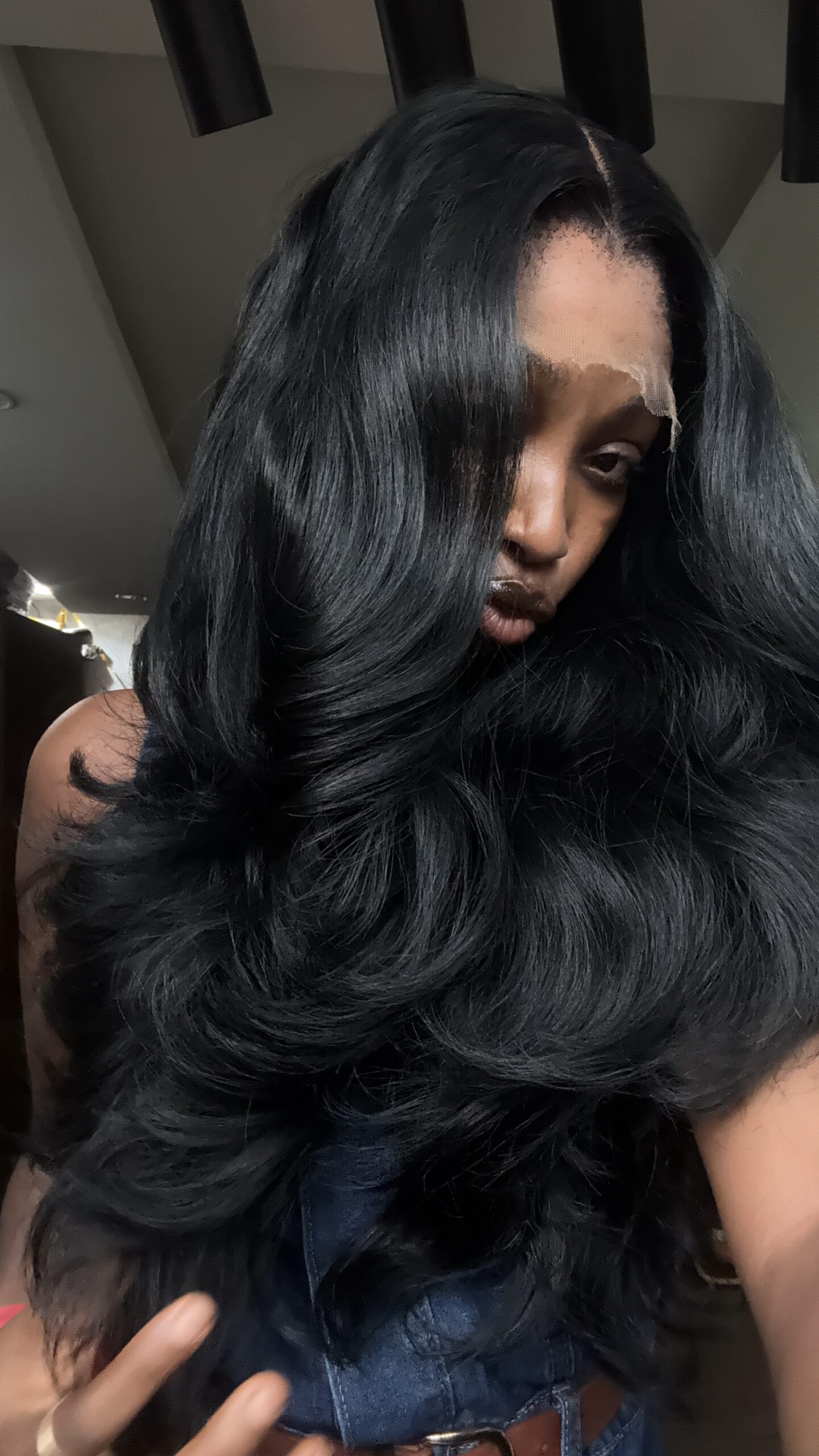 Donor Bounce Wig – 22” | 350g | 5×5 HD Closure - Image 5