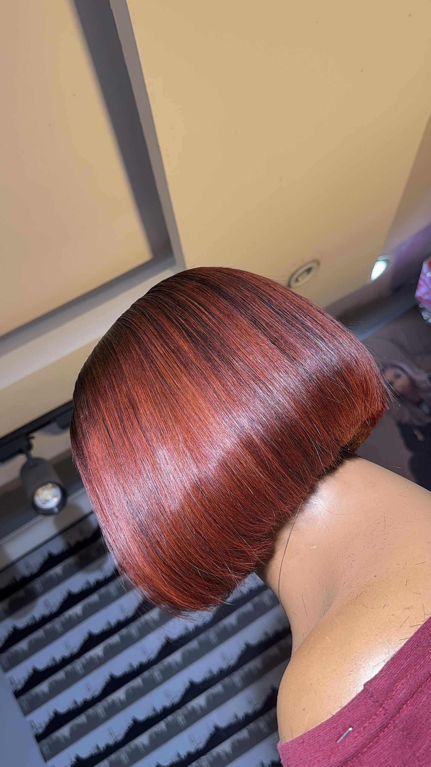 Virgin Straight Wig – |5*5 HD Closure |Custom colors - Image 12