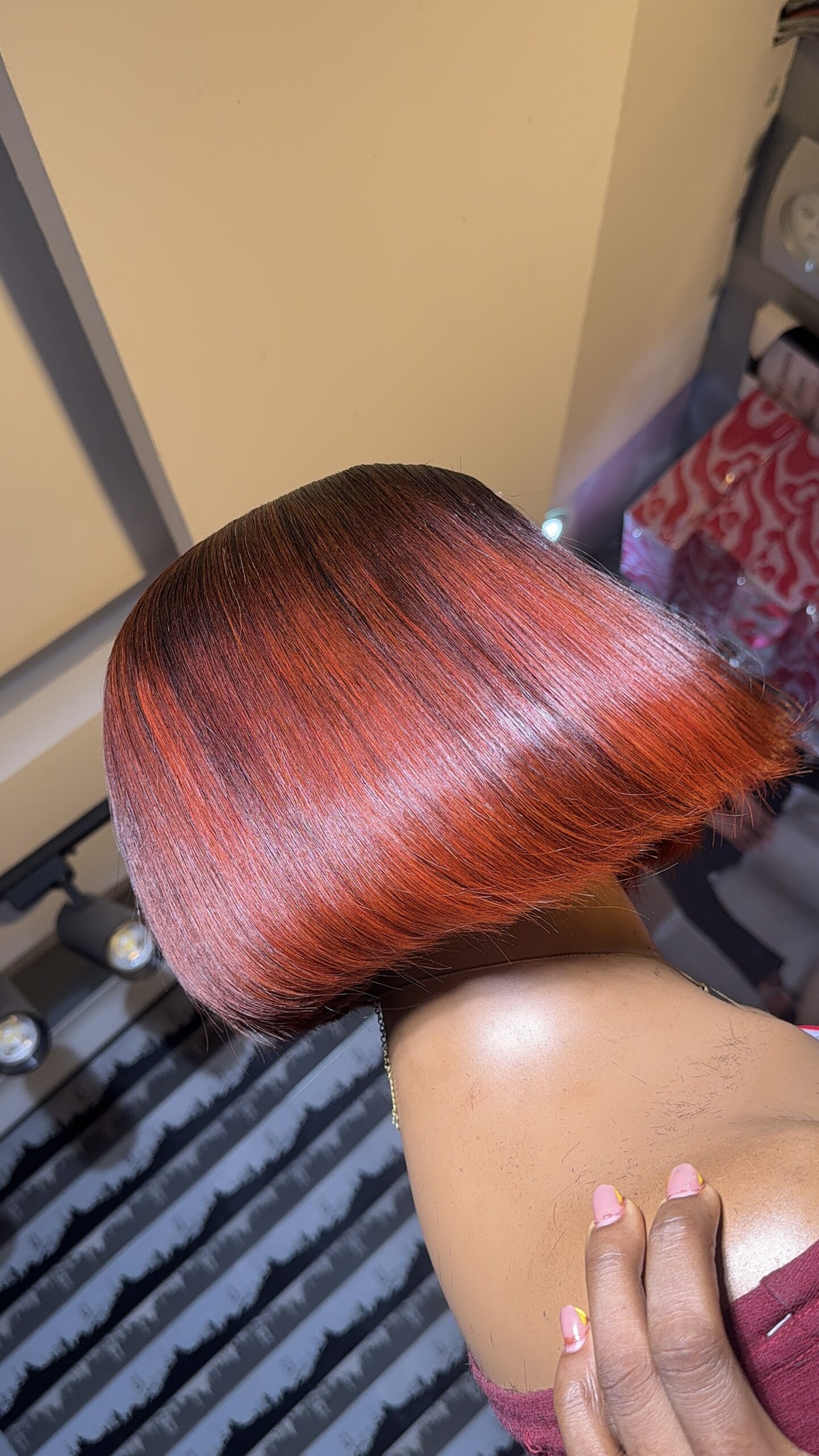 Virgin Straight Wig – |5*5 HD Closure |Custom colors - Image 14