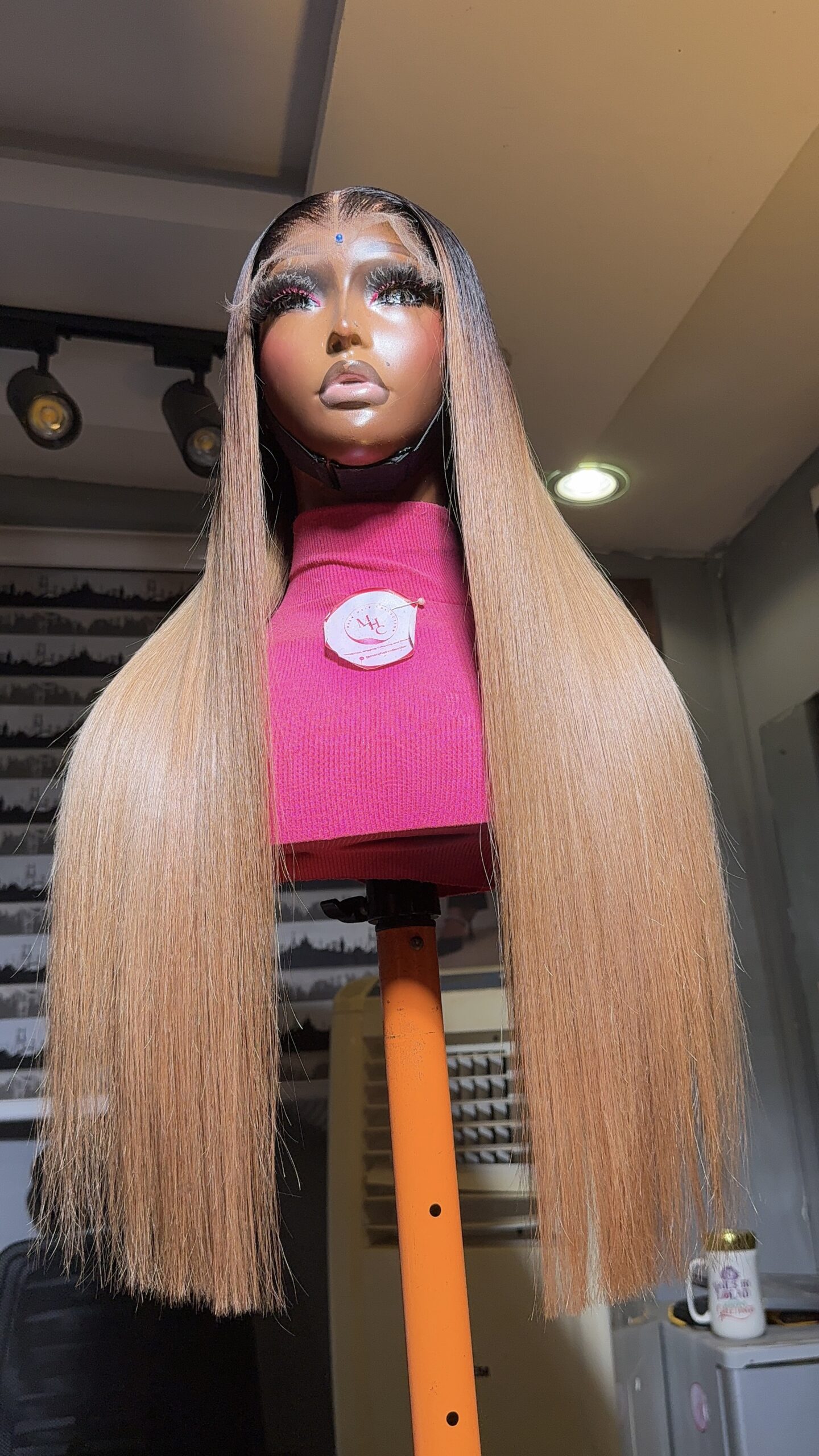 Babythin Straight/Wavy Unit– 20” with 5*5HD Closure (Custom colored) Luxury Strands - Image 5