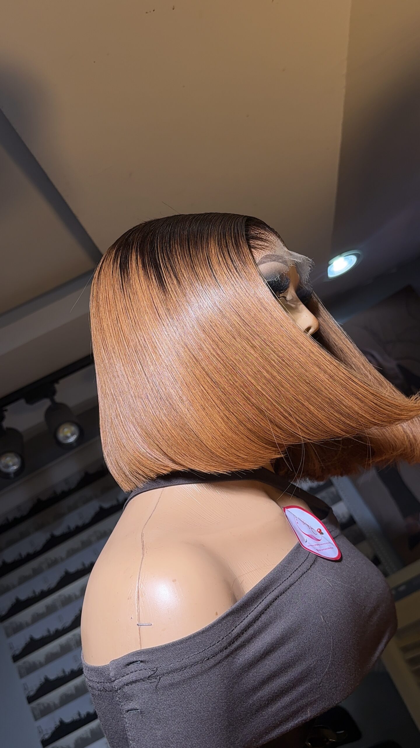 Virgin Straight Wig – |5*5 HD Closure |Custom colors - Image 9