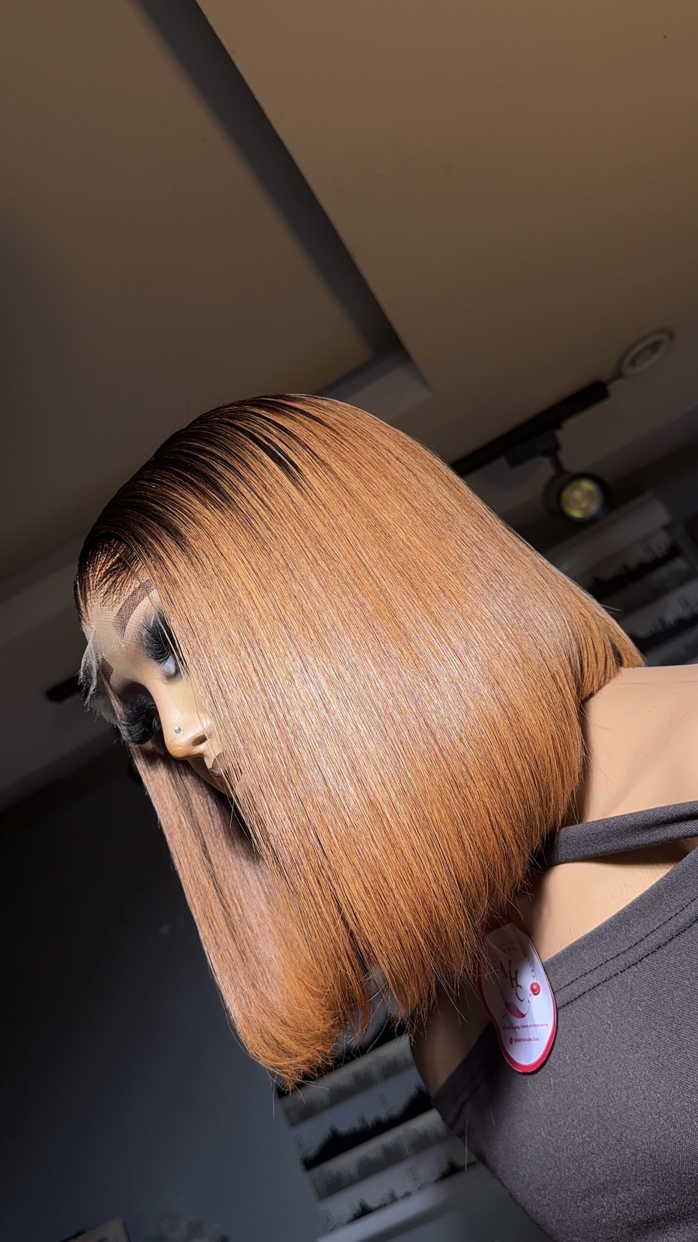 Virgin Straight Wig – |5*5 HD Closure |Custom colors - Image 15