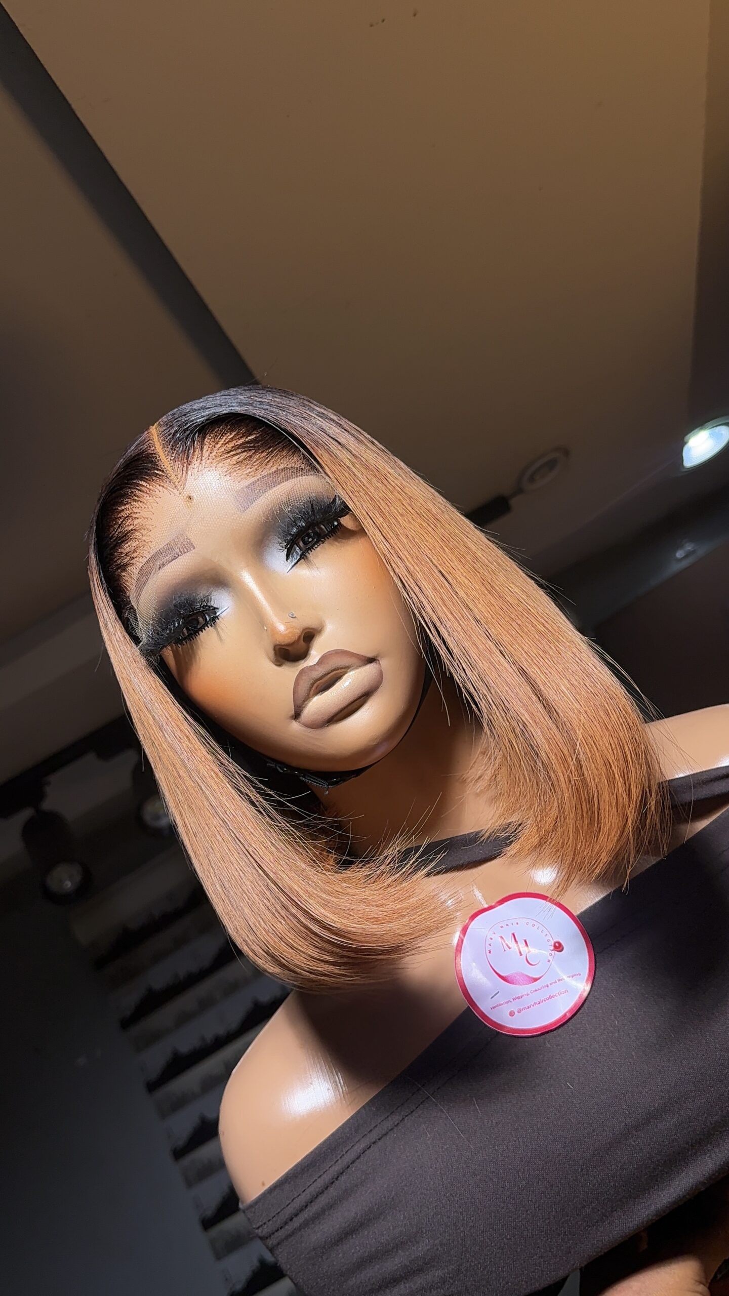 Virgin Straight Wig – |5*5 HD Closure |Custom colors - Image 10