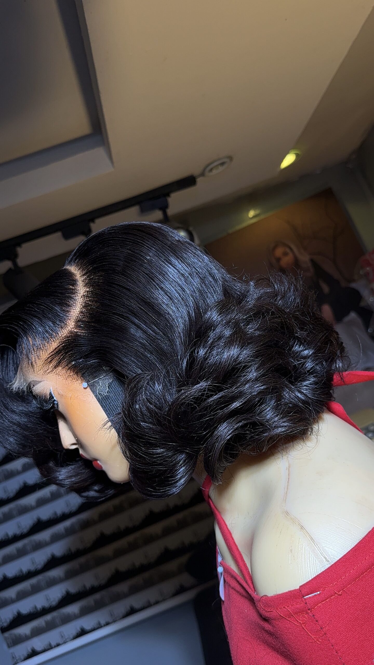 Virgin Bounce Wig – 10” | 250g | 5×5 HD Closure - Image 6