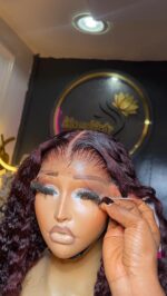 Pixie Curls Custom Colored Wig – 22” | 300g | Transparent Lace 5x5 Closure - Image 4