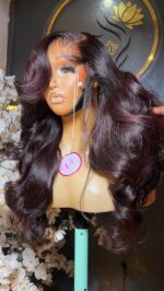 Raw Bounce Wig – 22” | Custom Colored | HD 13×6 Frontal - Image 4