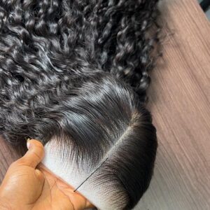 Virgin Deep Wave Wig – 26” | 300g | 6×6 HD Closure