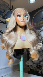 Raw Bounce Wig – 24” | Blonde Custom Toned | HD 13×6 Frontal