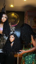 Pixie Curls Wig – 22” | 400g | 13×4 Transparent Lace - Image 3