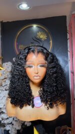 Pixie Curls Wig – 14” | 300g | 6×6 HD Frontal | Customized Hairline