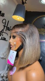 Raw Straight Wig – 10” | Blonde | 200g | 13×6 HD Frontal - Image 3