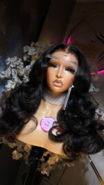 Virgin Bounce Wig – 22” | 350g | 5×5 HD Closure
