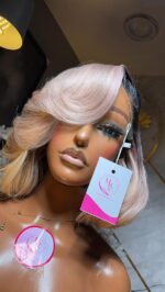 Raw Bounce Layered Bob – 10” | Custom Colored | 200g | 5×5 HD Closure