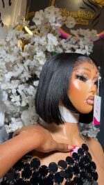 Babythin Crop Bob - 6” | Jet Black | 200g | 5×5 HD Closure - Image 5