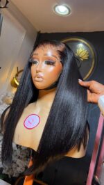 Virgin Straight Wig – 16” | 250g | 5×5 HD Closure