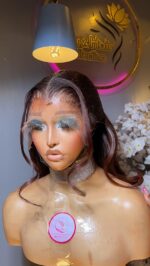 Raw Wavy Wig – 24” | Custom Colored | 350g | 13×6 HD Frontal - Image 7