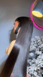 Raw Natural Straight Wig – 30” | 300g | 13×6 HD Frontal - Image 6