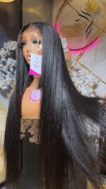 Yaki Straight Wig – 28” | 300g | 7×7 HD Closure - Image 4