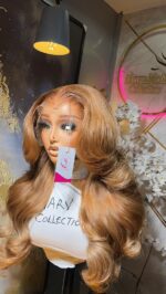 Raw Bounce Wig – 26” | Custom Colored | 300g | 13×6 HD Frontal - Image 5