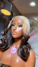 Raw Straight Wig – 12” | Custom Colored | 200g | 5×5 HD Closure - Image 4