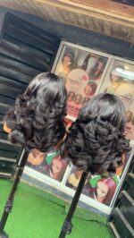 Virgin Bounce Wig – 14” | 300g | 5×5 HD Closure - Image 2