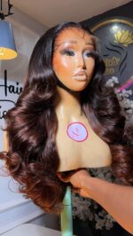 Virgin Bounce Wig – 22” | Custom Colored | 300g | 13×6 HD Frontal