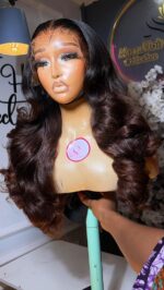 Virgin Bounce Wig – 22” | Custom Colored | 300g | 13×6 HD Frontal - Image 2