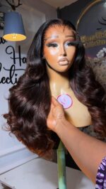 Virgin Bounce Wig – 22” | Custom Colored | 300g | 13×6 HD Frontal - Image 3