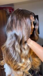 Raw Wavy Wig – 24” | Custom Colored | 350g | 5×5 HD Closure - Image 5