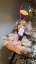 Raw Bounce Wig – 16” | Blonde | Custom Toned | 300g | 13×6 HD Frontal