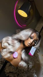 Raw Bounce Wig – 16” | Blonde | Custom Toned | 300g | 13×6 HD Frontal - Image 3